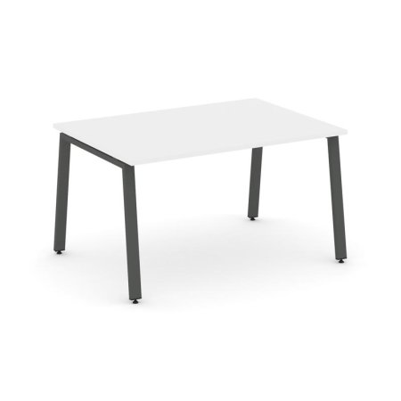 Стол переговорный SN-6A.SPRG-003.3 (1380х980х750) (Белый/Металл Антрацит)