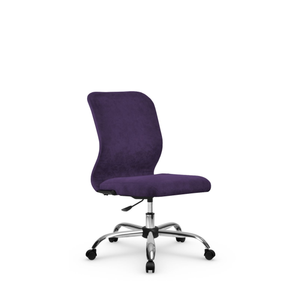 Кресло для руководителя Метта SU-Mr-4(Vivaldi)/подл.000/осн.006 (Сиреневый)