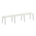 Рабочая станция на 3 рабочих места на А-образном м/к Metal System Style БА.СМ-3.2 3600x720x750 (Дуб наварра/Серый металл)