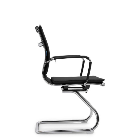 AL 771 V Кресло посетителя, экокожа (Черный)