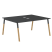 Двухместная рабочая станция Forta FWST 1513 1580x733x1370 (Дуб Гамильтон/Черный графит)
