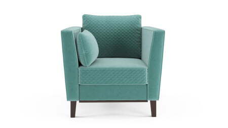 Кресло Neapole (1030x920x960) Аквамарин (Аквамарин)