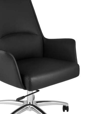 Кресло руководителя TopChairs Viking черное (Компьютерное кресло Viking черный)