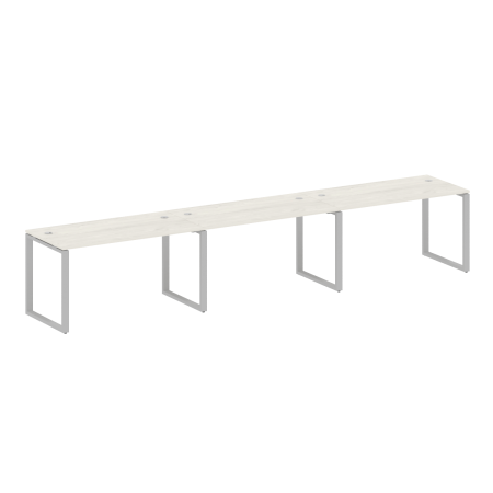 Рабочая станция Metal System Style БО.СМ-3.3 4200x720x750 (Дуб Наварра/Серый металл)