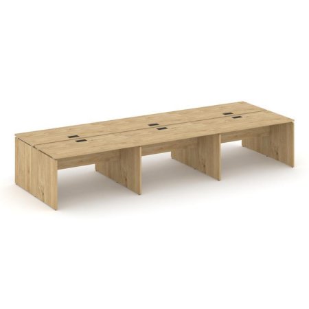 Рабочая станция 2-х сторонняя SN-D.DRS-064 (4740х1232х750) (Тиквуд Светлый)