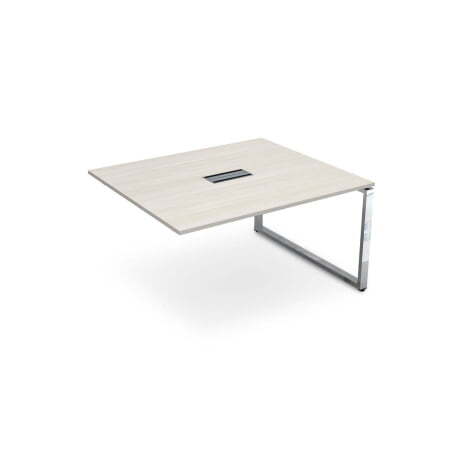 Конечный модуль Бенч-системы для переговорных столов Gloss НСПК-О.926 1200x1200x750 (IvoryХром)