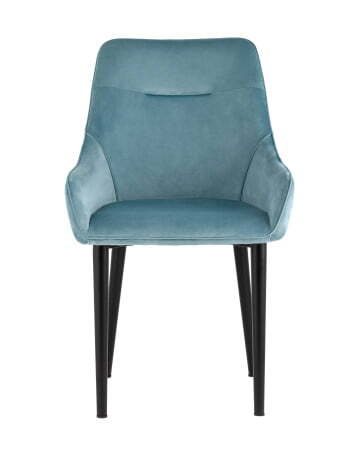 Стул Джоан велюр пыльно-голубой (Стул Джоан пыльно-голубой)