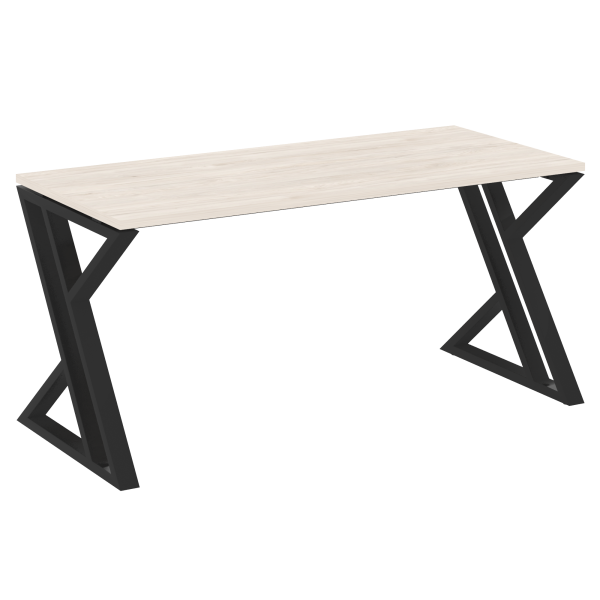 Стол рабочий VR.L-SRZ-4.7 1580x720x750 (Денвер Светлый/Черный металл)