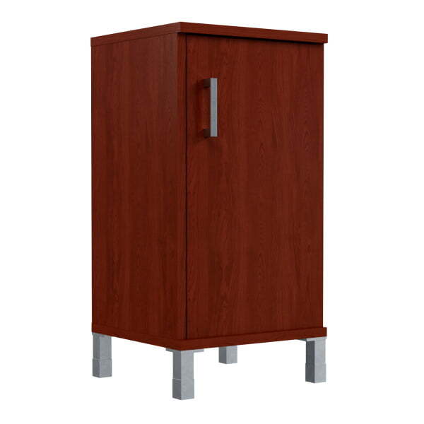 Шкаф 2 уровня, узкий , глухая дверь без замка, левая Born B-411.2 L 475x450x920 (Бургунди)