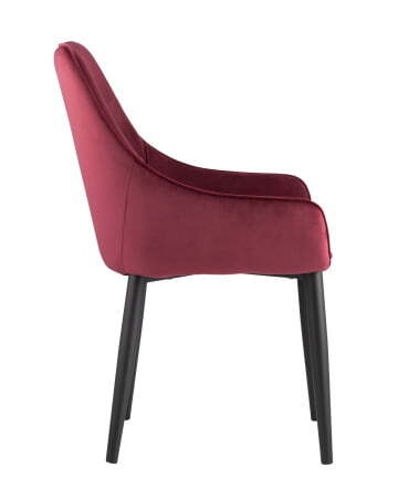 Стул Диана велюр бордовый (Стул Диана бордовый)