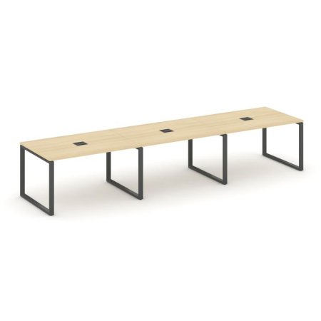 Стол переговорный SN-6O.SPRG-024 (4740х980х750) (Акация Лорка/Металл Антрацит)