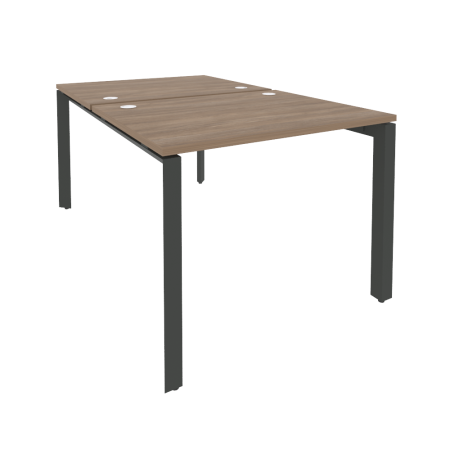 Рабочая станция на П-образном м/к Onix O.MP-D.RS-2.1.8 980x1635x750 (Дуб Аризона/Черный металл)