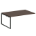 Проходной наборный элемент переговорного стола Metal System Style БО.ППРГ-5 1800x1235x750 (Дуб Наварра/Серый металл)