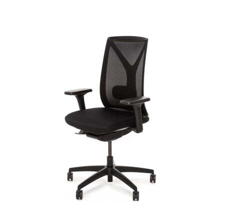 DION M Кресло синх. опоры пластик (Черный)