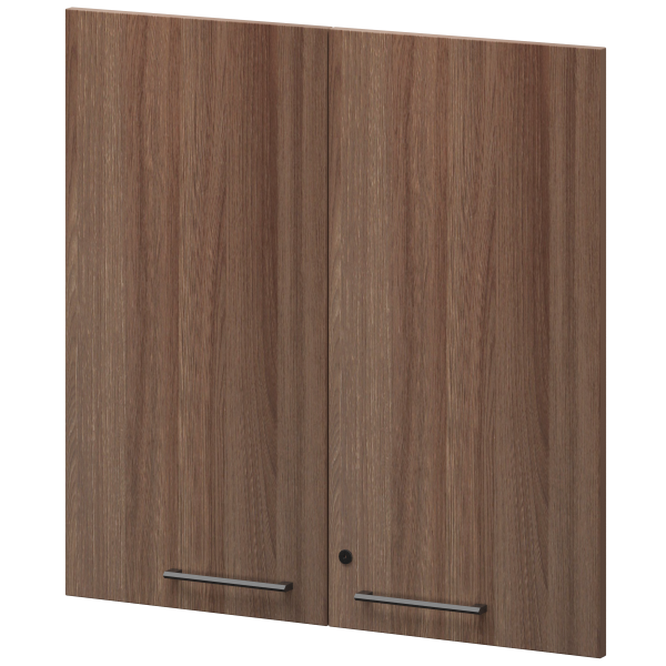 Фасады верхние Кортез KZF-28V 784x18x780 (Темный шимо/Графит)