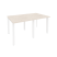 Стол переговорный Onix O.MP-PRG-2.0 1560x980x750 (Тиквуд Темный/Белый Металл)