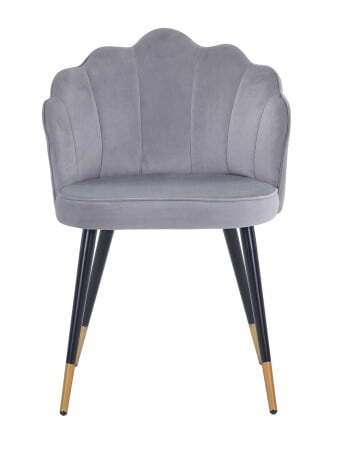 Стул Камилла велюр серый (Стул Камилла серый)