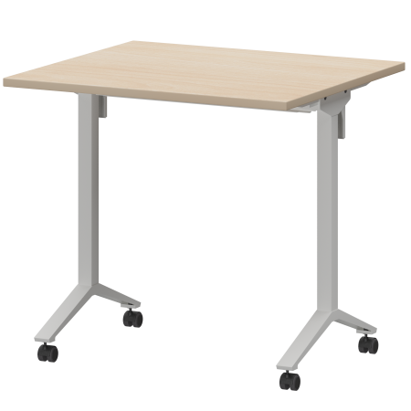 Стол мобильный складной Моби МБ22-80.70 800x700x750 (Бук/Белый)