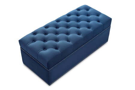 Банкетка Marcele 800 (820x420x450) Синий (Синий)