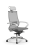 Кресло для руководителя Метта Samurai L2-5K - TS /Kc00/Nc00/K2cL/H2cL-3D(M06.B31.G04.W03) (Белый)