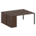 Рабочая станция с опорным шкафом-купе Metal System Style БП.РС-СШК-1.3 1810x1475x750 (Дуб Наварра/Серый металл)