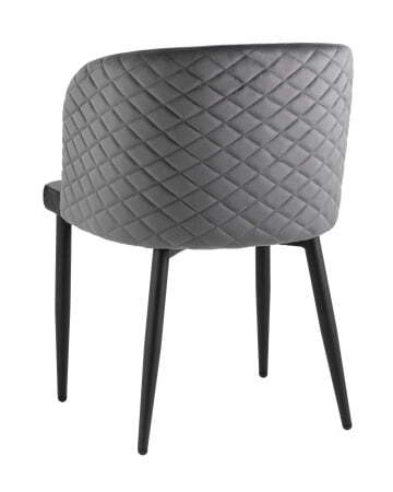 Стул Оскар велюр серый (Стул Оскар серый)