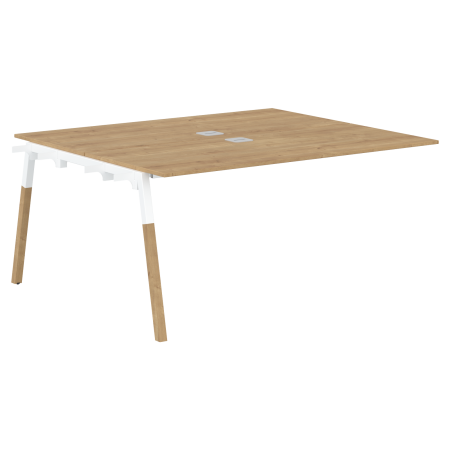 Элемент раб.станции Forta FIWST 1513 1580x733x1370 (Дуб Гамильтон/Белый премиум)