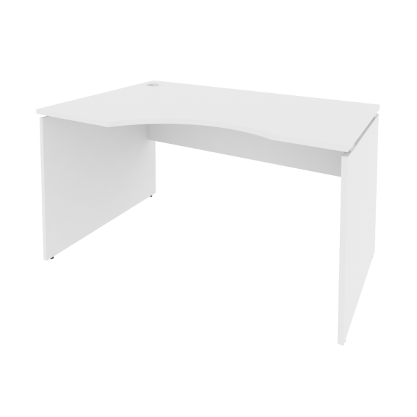 Стол криволинейный, левый Style Л.СА-2Л 1380x900x750 (Белый)