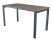 Стол NT 140x70 темный орех/антрацит (Коричневый/Антрацит)