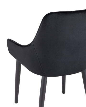Стул Диана велюр черный (Стул Диана черный)
