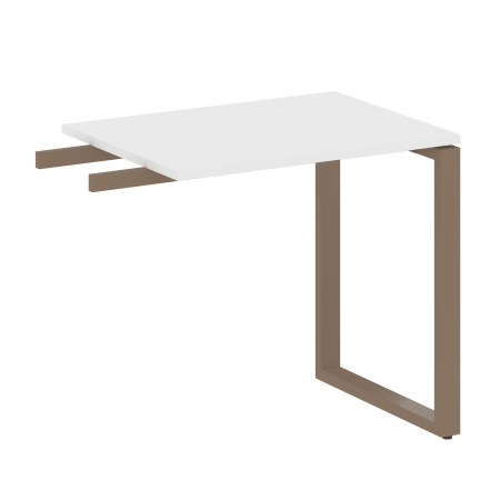 Приставной элемент БО.ПР-2 800x600x750 (Белый/Мокко металл)