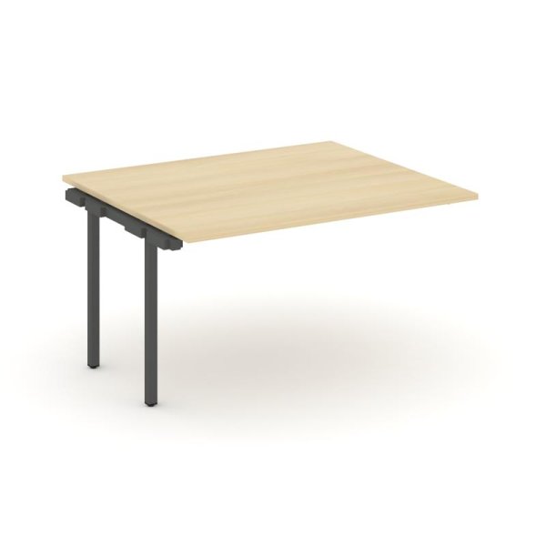 Проходной наборный элемент переговорного стола SN-4P.NSPRG-032.3 (1180х1180х750) (Акация Лорка/Металл Антрацит)