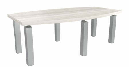 Стол для переговоров Blackwood 12704 2400x1200x770 (Дуб светлый/Серый металл)