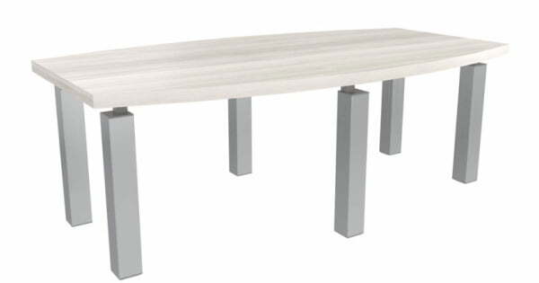 Стол для переговоров Blackwood 12704 2400x1200x770 (Дуб светлый/Серый металл)