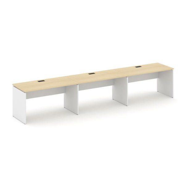 Рабочая станция 1 сторонняя SN-D.ORS-033 (4140х600х750) (Акация Лорка/Белый)