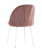 Стул Логан велюр пыльно-розовый белые ножки (Стул Логан пыльно розовый)