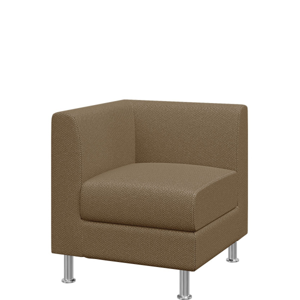 Диван Домино. Модуль угловой правый. (Модуль угловой правый sweet_brown)