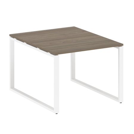 Переговорный стол 1 столешница Metal System Style БО.ПРГ-1.1 1000x1235x750 (Вяз/Белый металл)