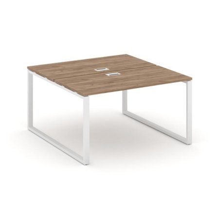 Рабочая станция 2-х сторонняя SN-6O.DRS-021 (980х1632х750) (Дуб Табак/Металл Белый)