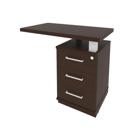 Тумба приставная с топом правая First KTP-1R 900x500x765 (Венге)