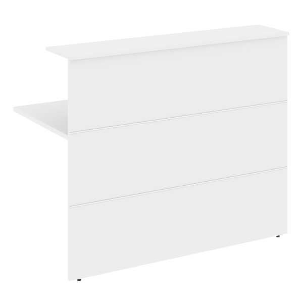 Модуль прямой высокий 1 380 с подвесом для монитора О.R-MP.V-138C 1380x736x1160 (Белый Бриллиант)