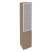 Шкаф высокий узкий левый Onix O.SU-1.2RL 400x420x1977 (Тиквуд Светлый)
