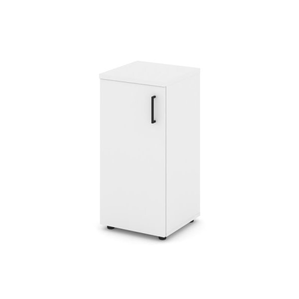 Шкаф низкий узкий SN.STU.E-301(L) (400х400х833) (Белый)
