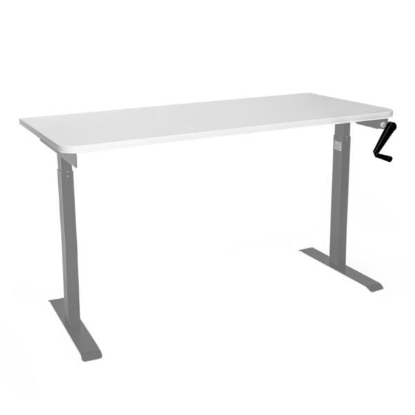 Стол c электроприводом LA-T33- E5A (1600x700x700-1200) (Белый | Серый)