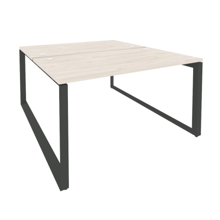 Рабочая станция на О-образном м/к Onix O.MO-D.RS-2.3.8 1380x1635x750 (Денвер Светлый/Черный металл)