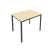 Стол письменный на металлокаркасе Slim С.СП-3 980x720x750 (Серый/Антрацит металл)