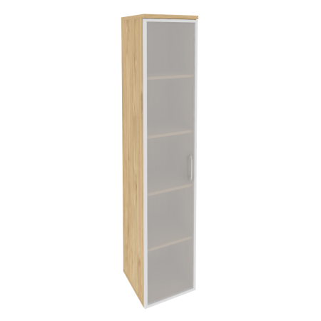 Шкаф высокий узкий левый Onix O.SU-1.10RL 400x420x1977 (Тиквуд Светлый)