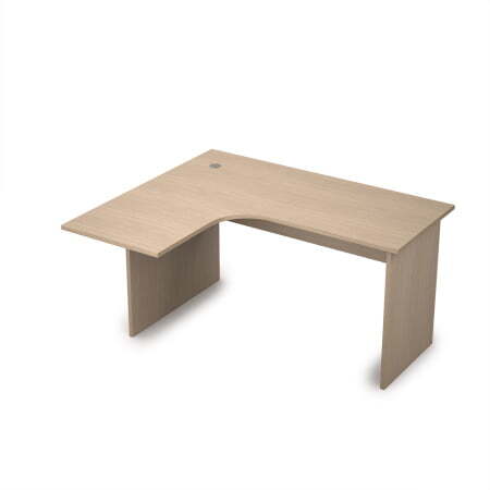 2С.030 Стол криволинейн.лев. 1400x1200x750 (Дуб)