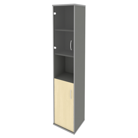 Шкаф Riva А.СУ-1.4 Л 404x365x1980 (Клен-Металлик)