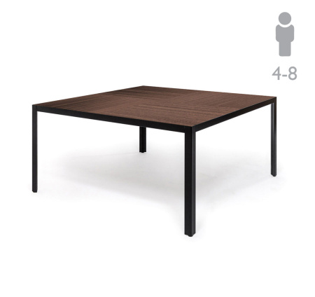 ENZO Стол для переговоров 140 см (Эвкалипт морен/Черный)